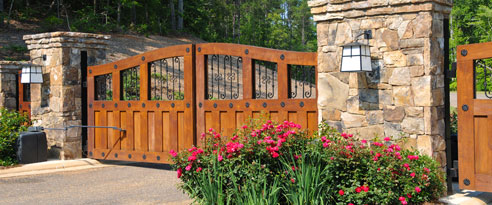 wooden gate San Fernando Valley